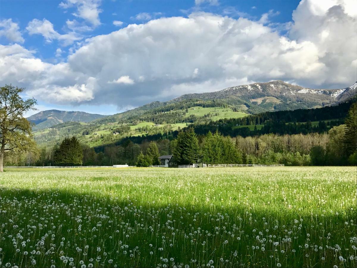 Traumhafte Wohnung Auf Pferde Ranch Aich  Kültér fotó